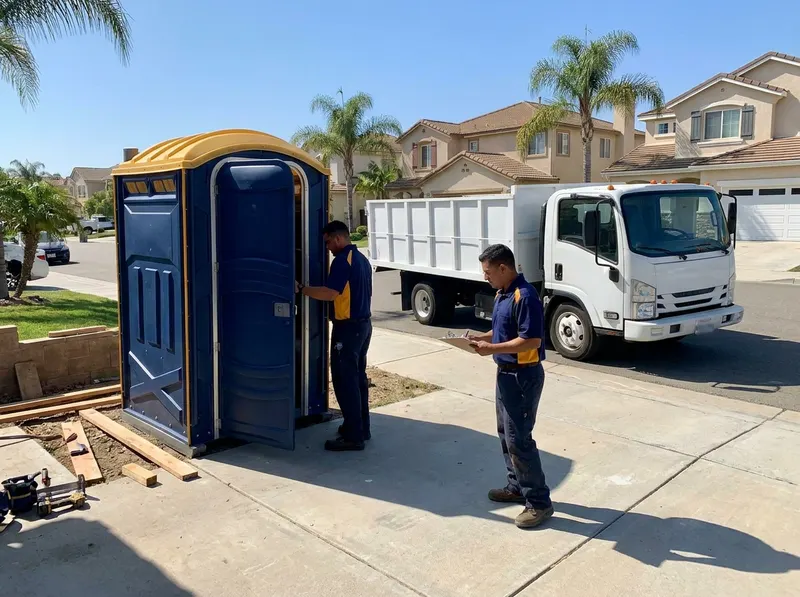 Construction Site Portable Toilet Rental in Chula Vista, CA